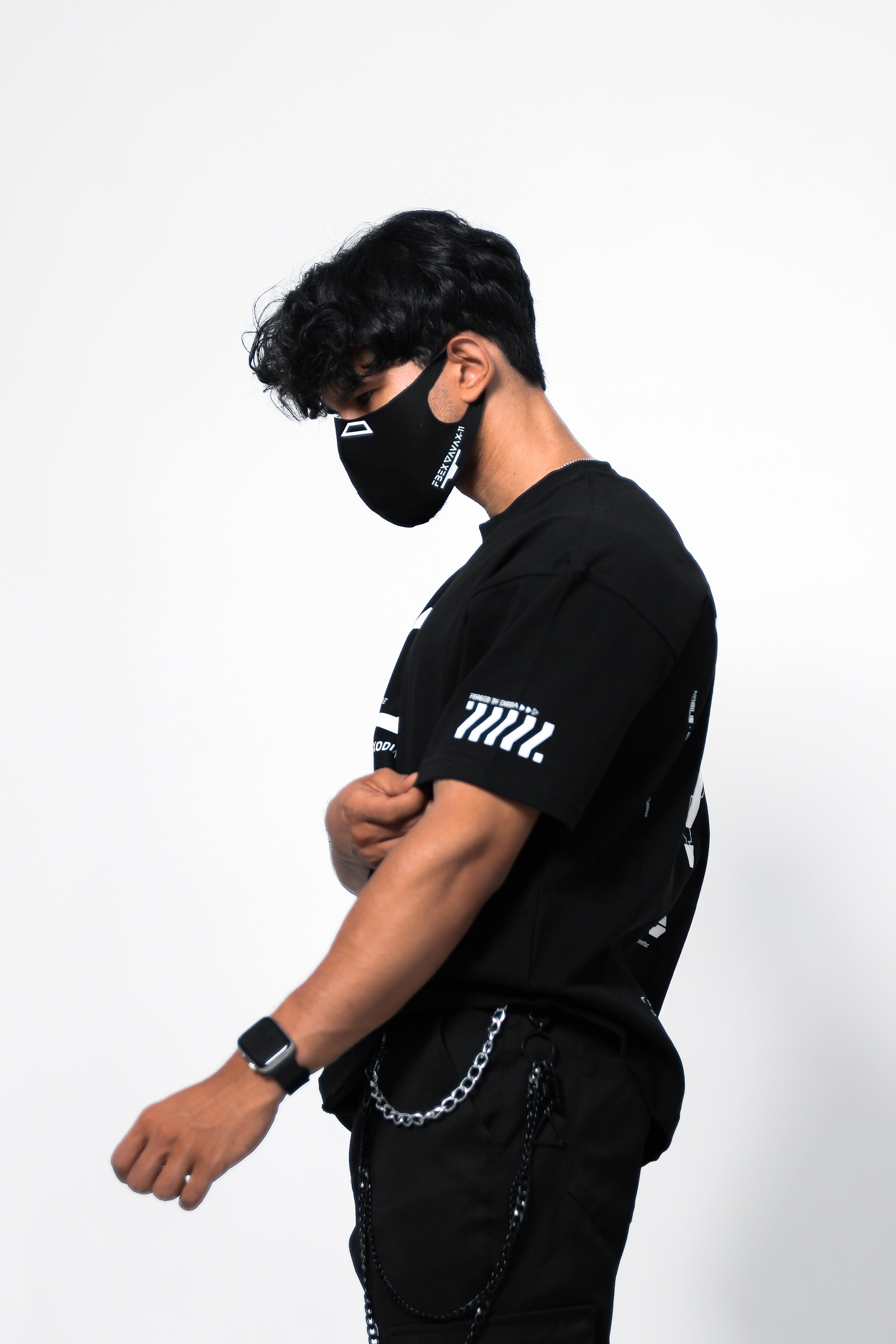 SMRI-X Black Oversized T-Shirt