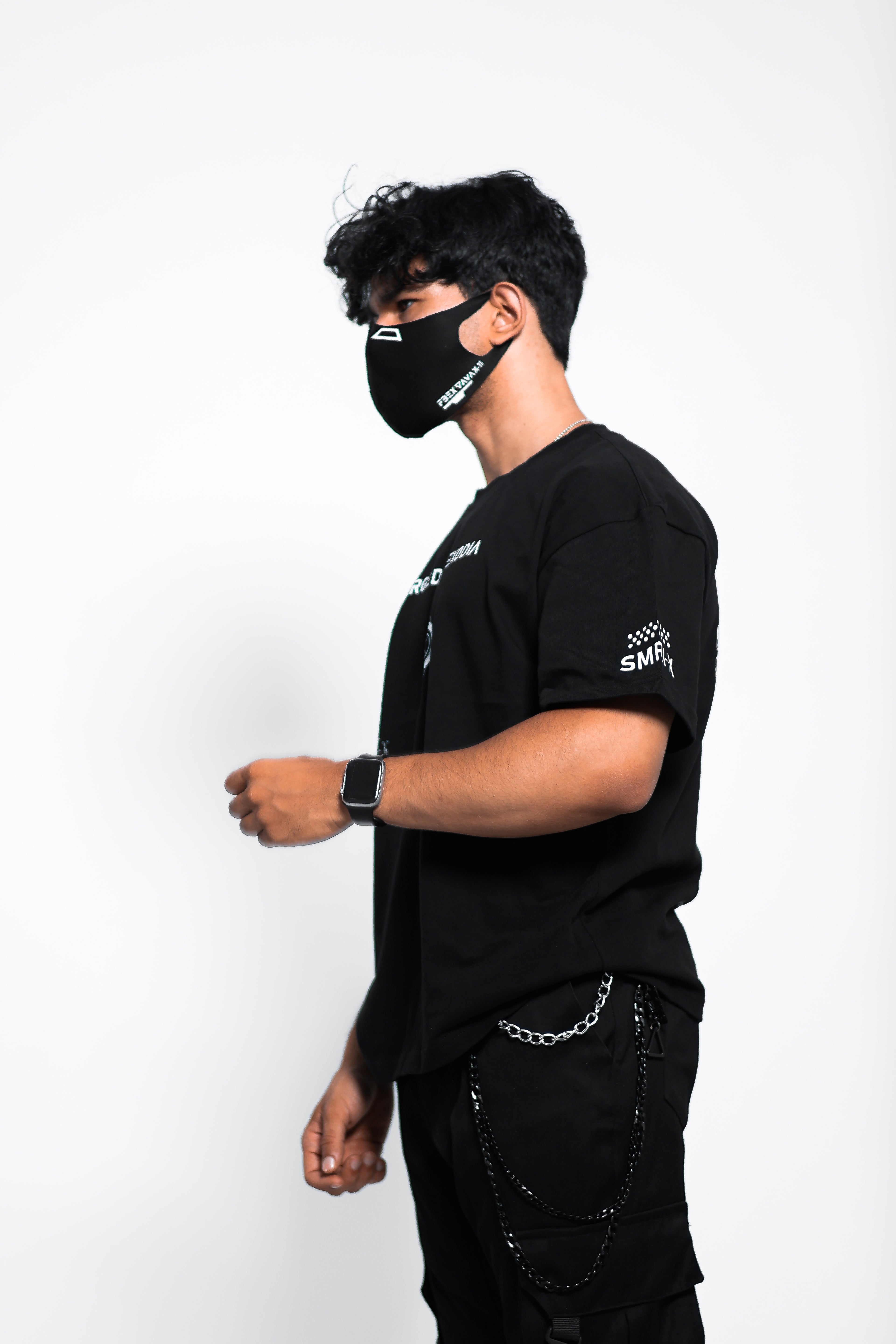 SMRI-X Black Oversized T-Shirt