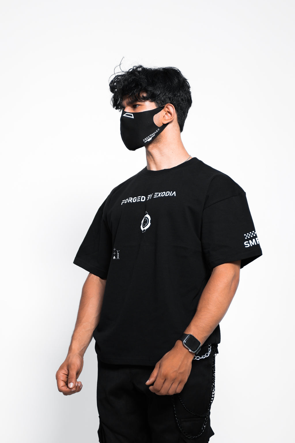 SMRI-X Black Oversized T-Shirt