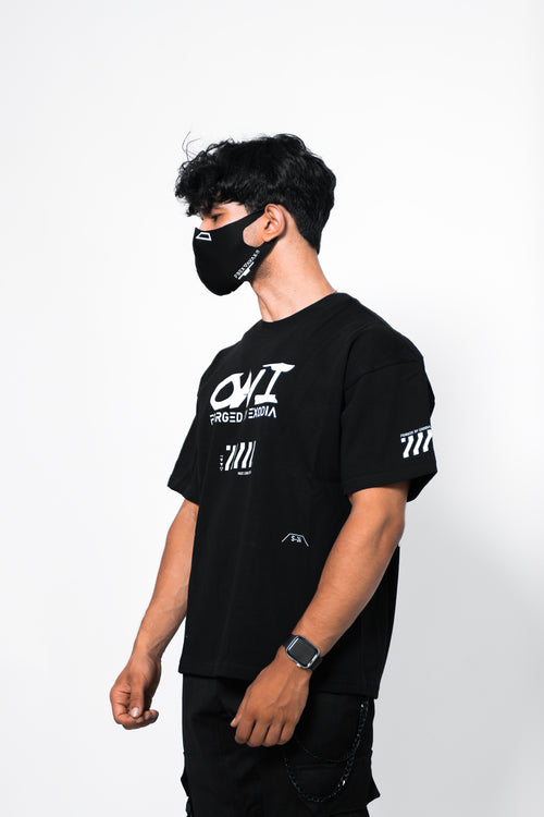 ONI 2.0 Black Oversized T-Shirt
