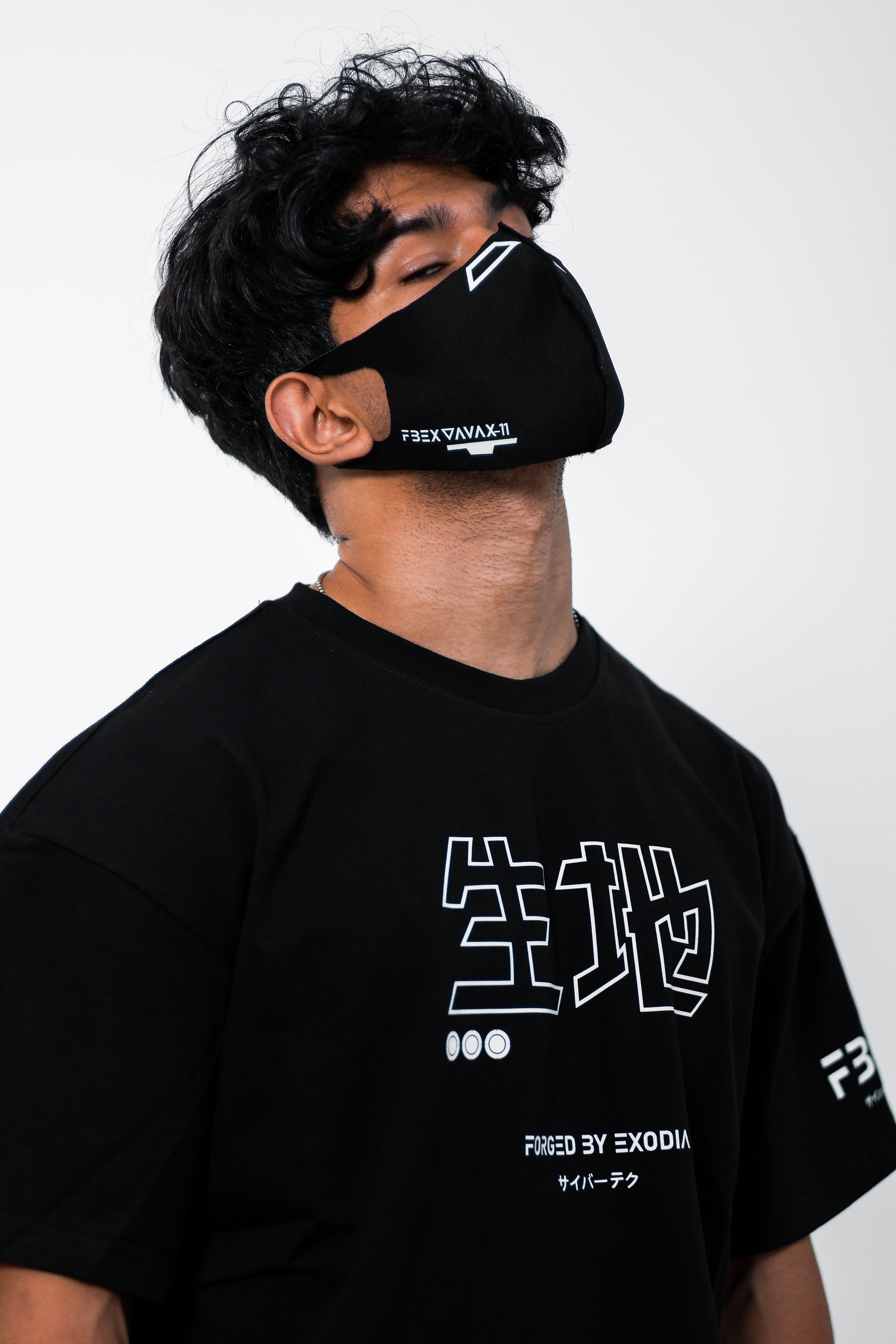 Kitsune-5X Black T-Shirt